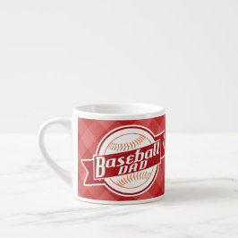 Taza De Espresso Copa de Béisbol Dad Mug