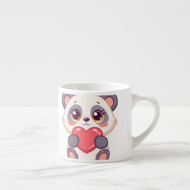 Taza De Espresso Copa de Café Animal Personalizado de Kawaii (Derecha)