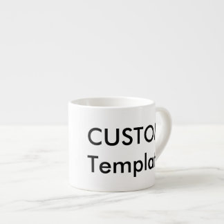 Taza De Espresso Copa de Café de Espresso Blanco personalizado 6oz