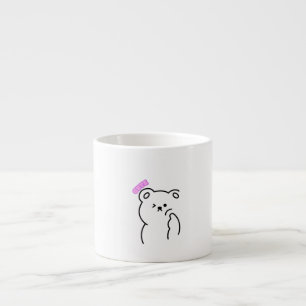 Taza De Espresso Copa de Diseño de Oso Dreamy