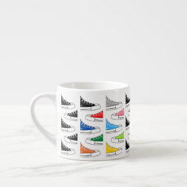 Taza De Espresso Copa de Espresso Casual Colorful Sneakers