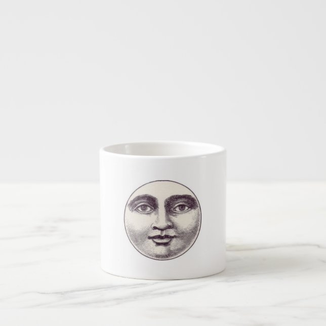 TAZA DE ESPRESSO COPA DE ESPRESSO CON LUNA COMPLETA (Frente)