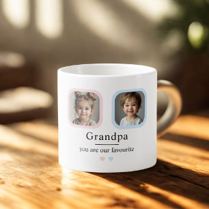 Taza De Espresso Copa de Espresso del Abuelo Personalizado con un A