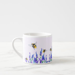 Taza De Espresso Copa Espresso de Abejas Voladoras