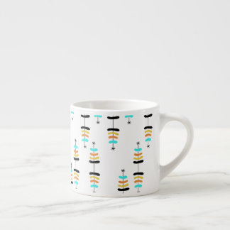 Taza De Espresso Copa Espresso de Árbol de Navidad Retro