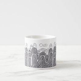 Taza De Espresso Copa Espresso de Calming Mountain View