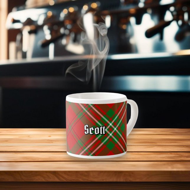 Taza De Espresso Copa Espresso de Clan Scott Red Tartan (Subido por el creador)