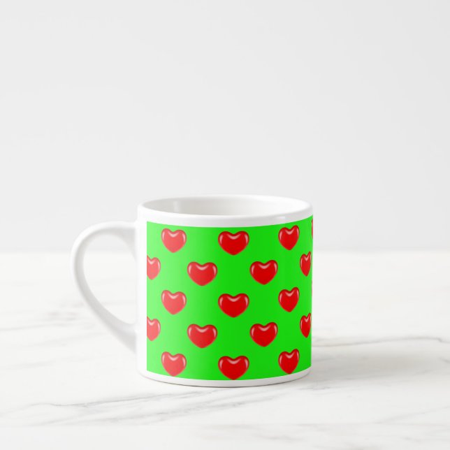 Taza De Espresso Copa Espresso de la Línea del Corazón (Izquierda)