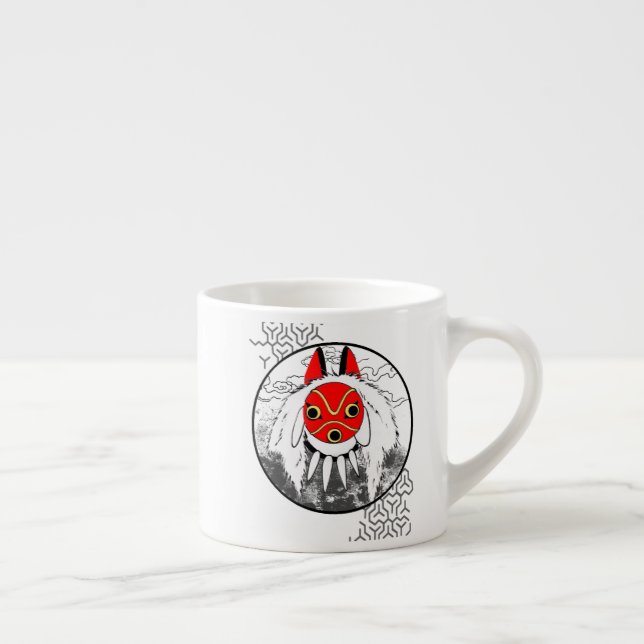 Taza De Espresso Copa expresso Princesa Mononoke (Derecha)