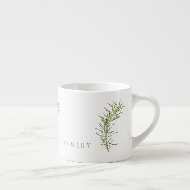Taza De Espresso Copa FRESH ROSEMARY Espresso (Derecha)