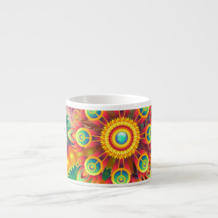 Taza De Espresso Copa Funky Mandalas Espresso