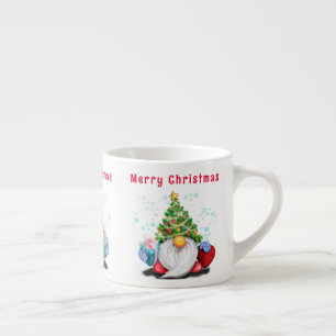 Taza De Espresso Copa Gnome Espresso de navidades