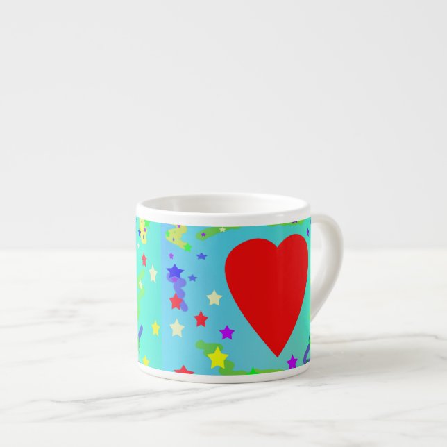 Taza De Espresso Corazón de amor (Derecha)
