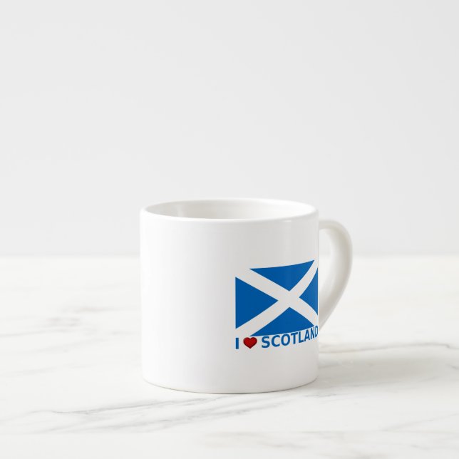 Taza De Espresso Corazón de Escocia (Derecha)