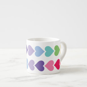 Taza De Espresso Corazones