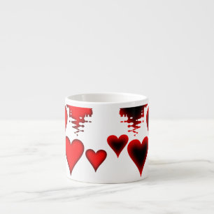 Taza De Espresso Corazones