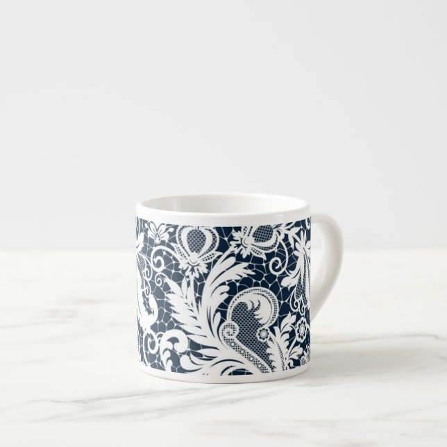 Taza De Espresso Cordón blanco 2 (Derecha)