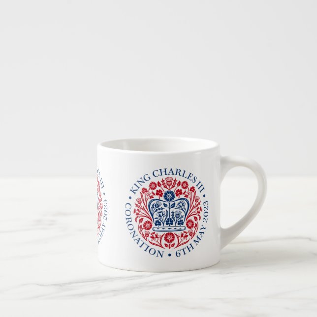 Taza De Espresso Coronación del Rey Carlos III (Derecha)