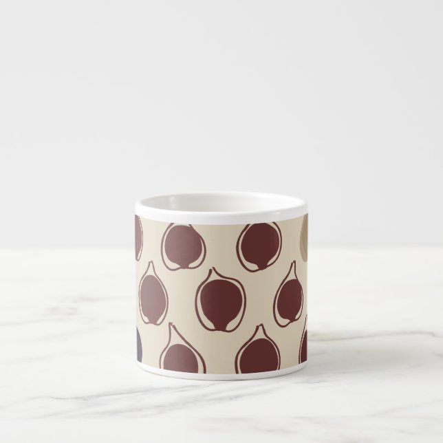 Taza De Espresso Cosecha de Higos Dulces Tierra Elevada (Frente)
