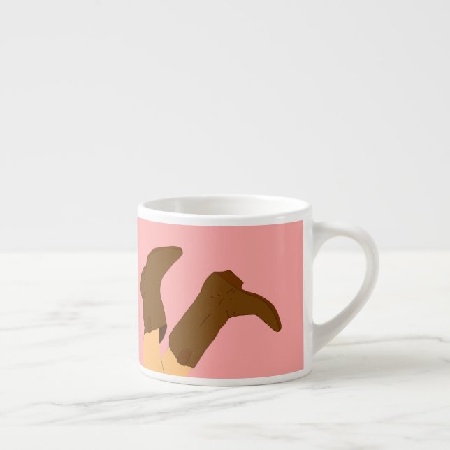 Taza De Espresso Cowboy Boots (Derecha)