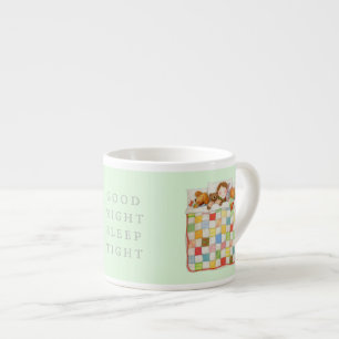 Taza De Espresso COZY QUILE Pequeña Copa - Verde