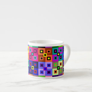 Taza De Espresso Crazy Quilt Espresso Mug