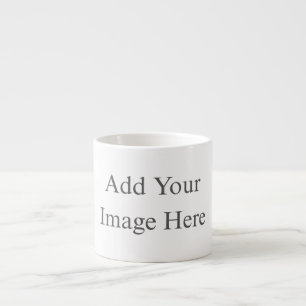 Taza De Espresso Crea tu propio blanco