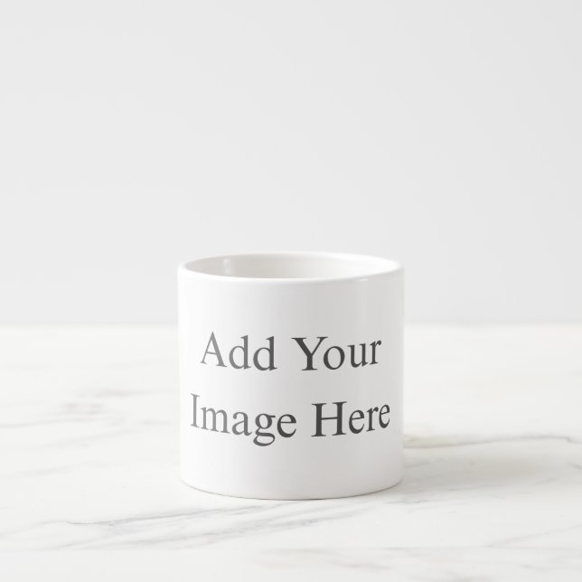 Taza De Espresso Crea tu propio blanco  (Frente)