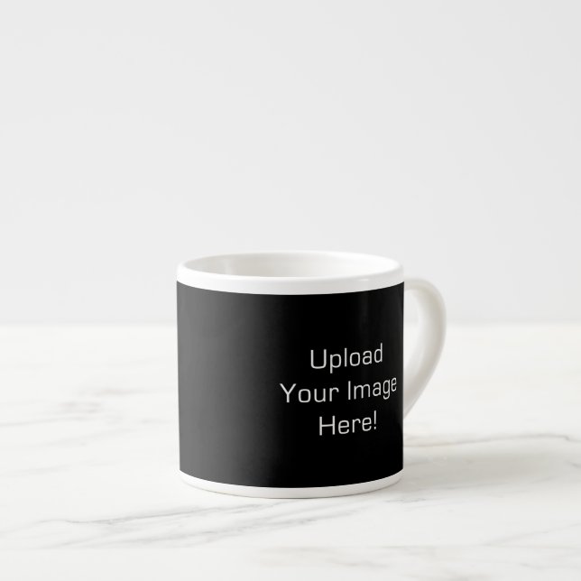 Taza De Espresso Crea tu propio espresso de fotos Personalizado (Derecha)