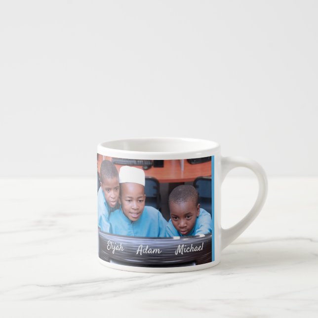 Taza De Espresso Crear fácilmente su foto Personalizado personaliza (Derecha)