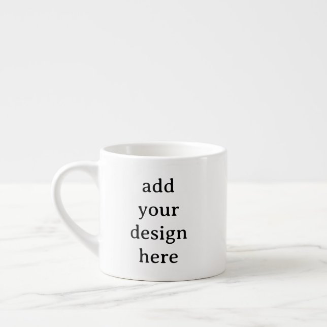 Taza De Espresso Create Your Own Simple Custom (Izquierda)