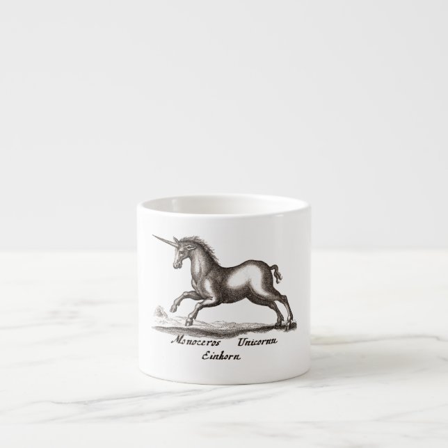 Taza De Espresso Creatividad de Unicorn Classic Running Magic Woodl (Frente)
