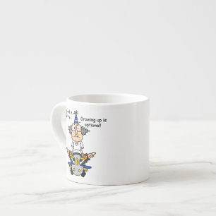 Taza De Espresso Crecer es humor opcional