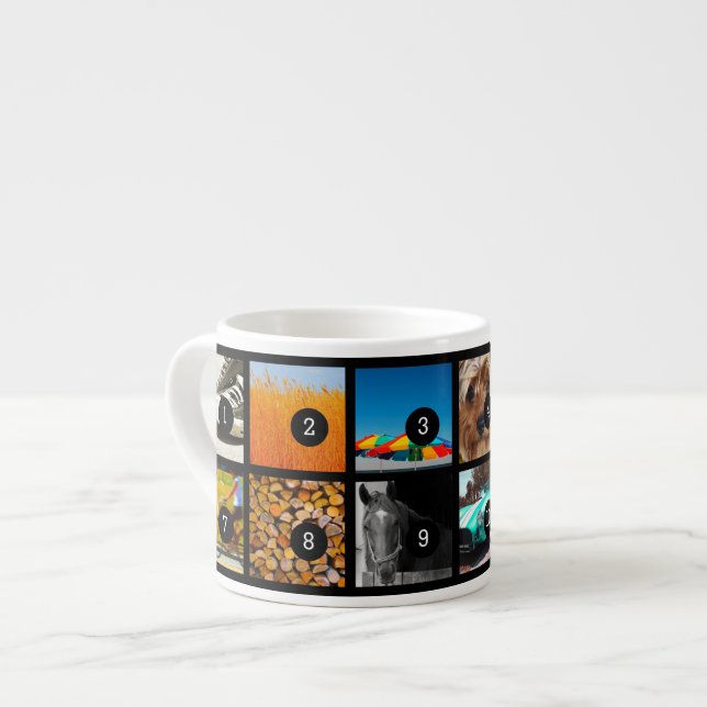 Taza De Espresso ¡Cree su propio mini álbum de foto con 12 (Izquierda)