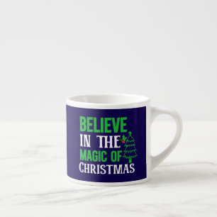 Taza De Espresso Creer en la magia de los Navidades-82077