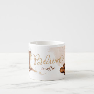 Taza De Espresso Creo en el café – Para amantes del café