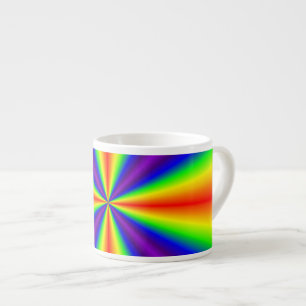 Taza De Espresso Cruz del Arcoiris