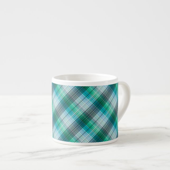 Taza De Espresso Cuadros escoceses (Derecha)