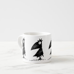 Taza De Espresso Cuervos negros divertidos