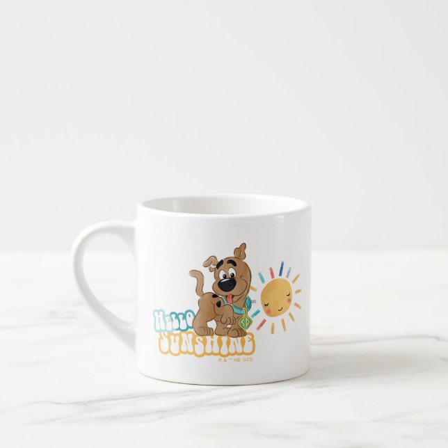 Taza De Espresso Cuppy Scooby-Doo "Hola Sunshine" (Izquierda)