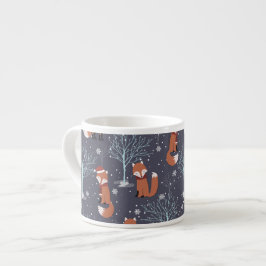 Taza De Espresso Curte Winter Fox