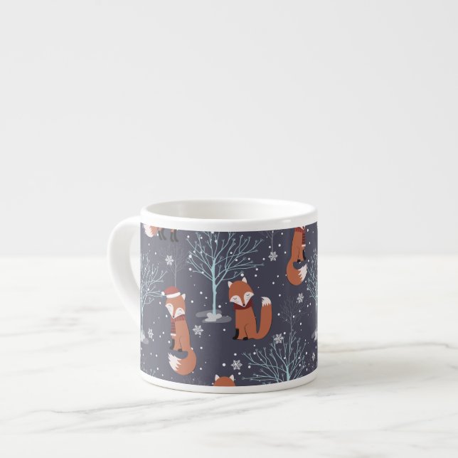 Taza De Espresso Curte Winter Fox (Izquierda)