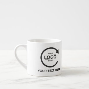 Taza De Espresso Custom Business Brand Logo