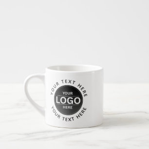 Taza De Espresso Custom Business Brand Logo