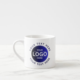 Taza De Espresso Custom Business Brand Logo