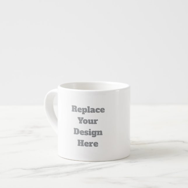 Taza De Espresso Custom Wedding Gift – Create Your Own Personalized (Izquierda)