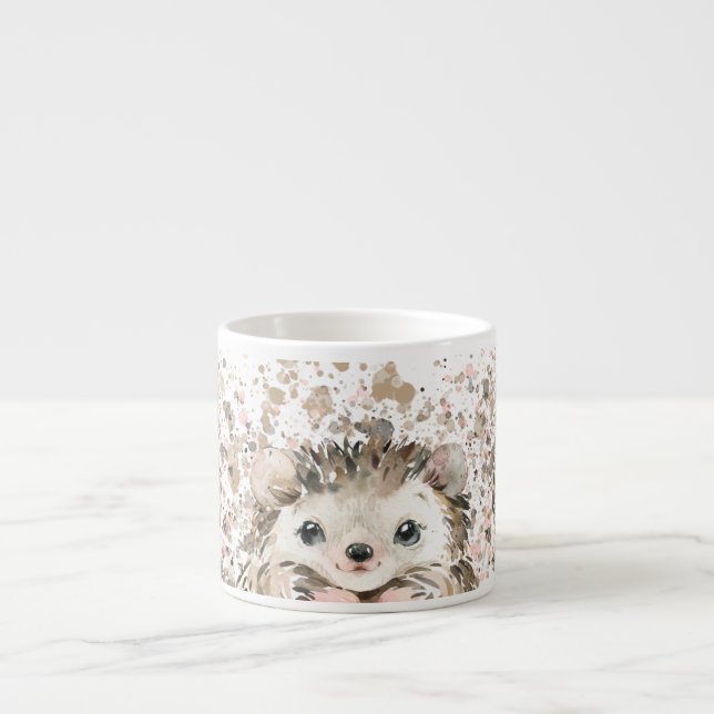 Taza De Espresso Cute Baby Hedgehog (Frente)