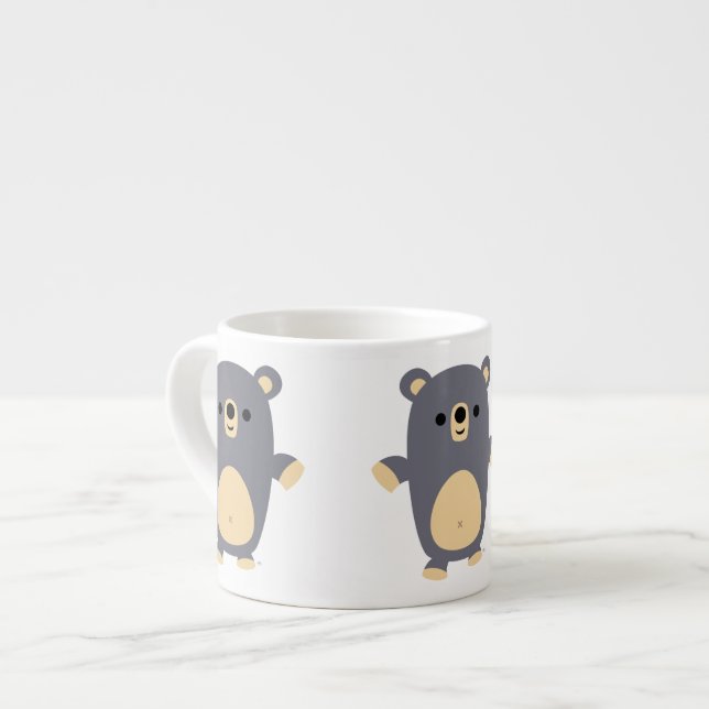 Taza De Espresso Cute Big Blue Personalizado Bear Espresso Mug (Izquierda)