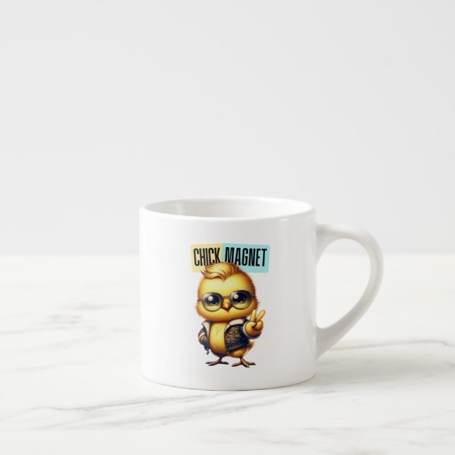 Taza De Espresso Cute Chick Magnet Funny Easter-54546 (Derecha)
