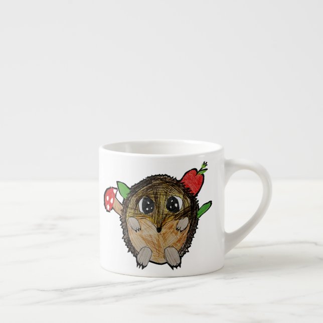 Taza De Espresso Cute Hedgehog (Derecha)